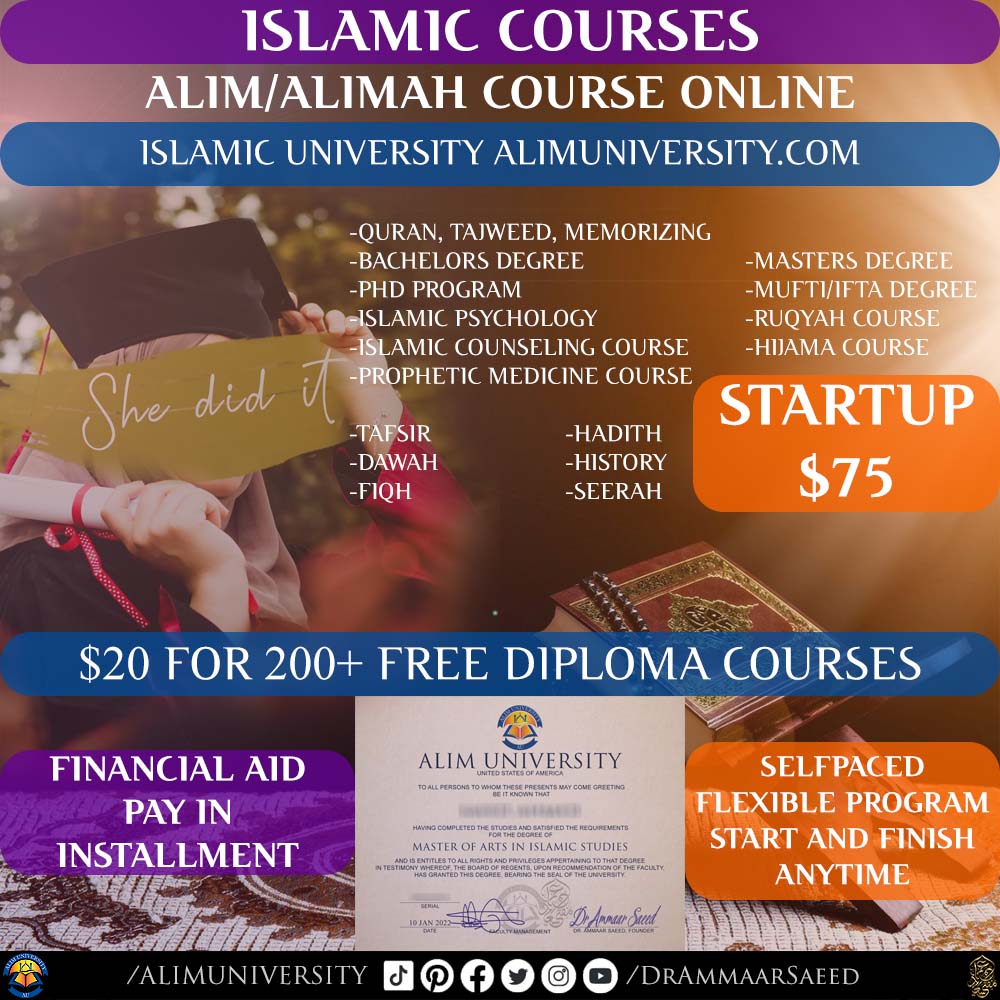 Free Islamic Courses Online Diploma Certificate ALIM University